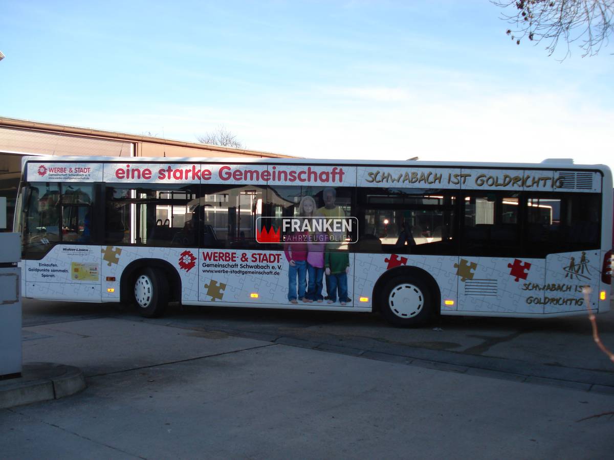 Folierung Linienbus 