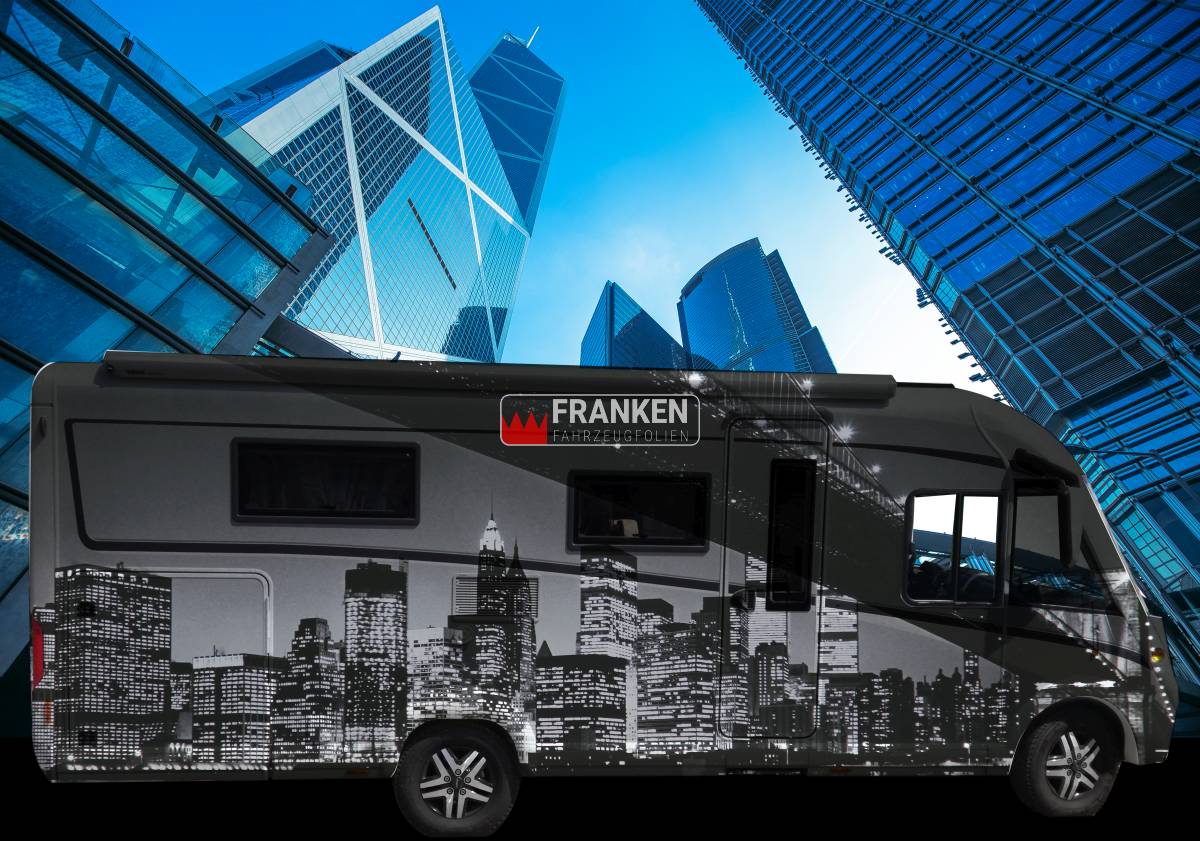 Wohnmobil Folierung Idee Motiv New York