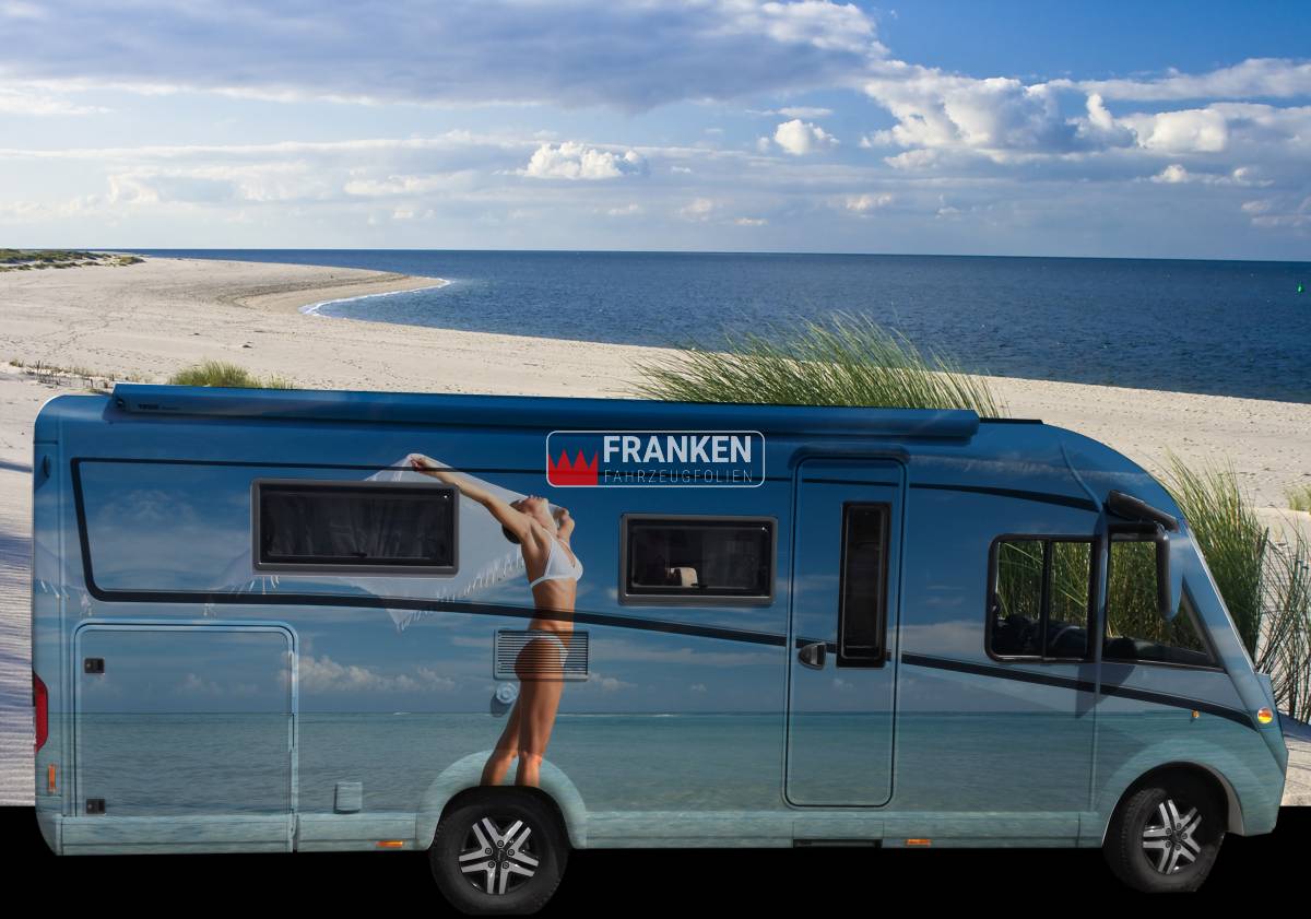 Wohnmobil Folierung Idee Strand
